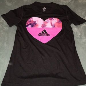 Cute black watt Adidas tee shirt